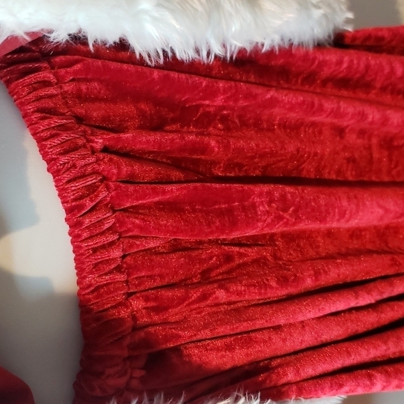 REGAL Crimson Deluxe Plush 6 Piece Santa Suit Fits XL Halloween Costume - Picture 4 of 15